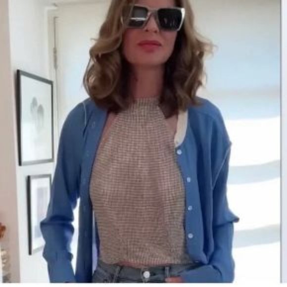 ZARA TRINNY SILVER JEWELLED HALTER TOP M CHAINMAIL LAYERING PIECE Ref:- 7901/465 - Picture 1 of 5